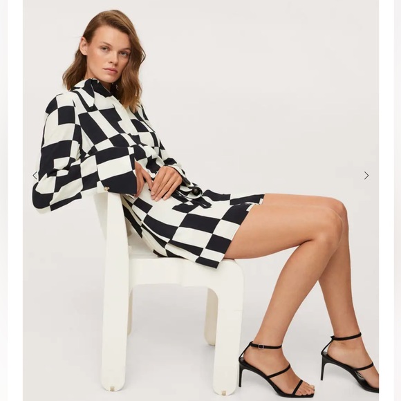 Button shirt dress- Used once - Picture 2 of 4